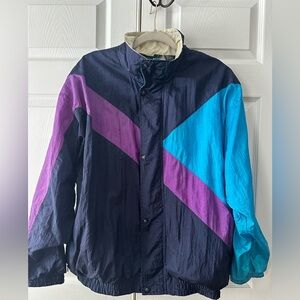 Vintage Christian Dior Monsieur Colorblock Windbreaker – Men’s Medium